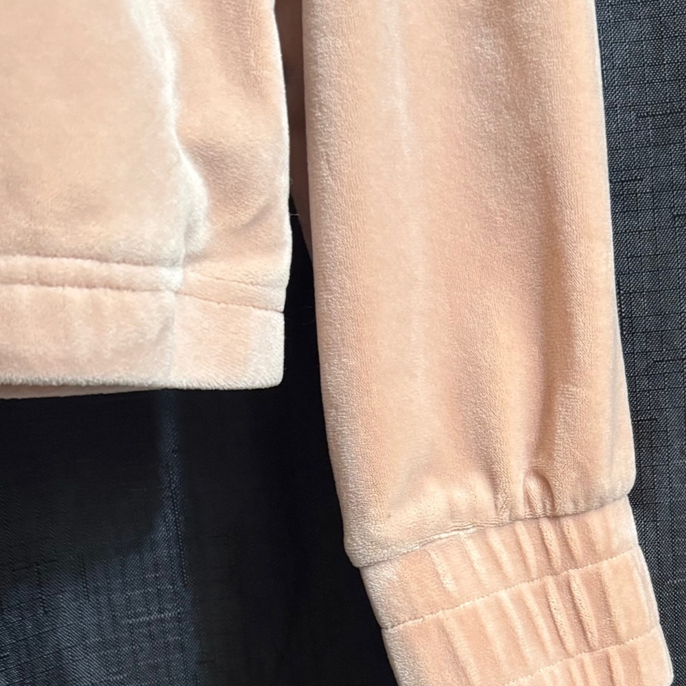 FILA Mauve Peach Pink Half-Zip Hoodie. COMFY - Picture 14 of 15